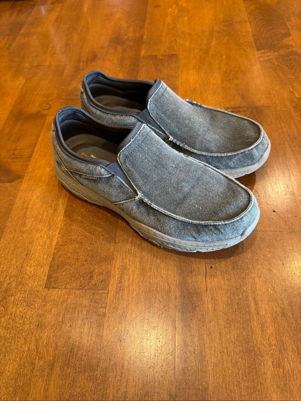 Skechers Creston Moseco Men’s 11 Charcoal Relaxed Fit Slip On Memory Foa